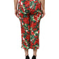 Multicolor Floral Print Cropped Pants