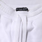 White Cotton Stretch Jogger Sweatpants Pants