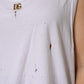 White Cotton Sleeveless Round Neck Tank Top