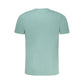 Green Cotton Men T-Shirt