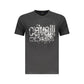 Black Cotton Men T-Shirt