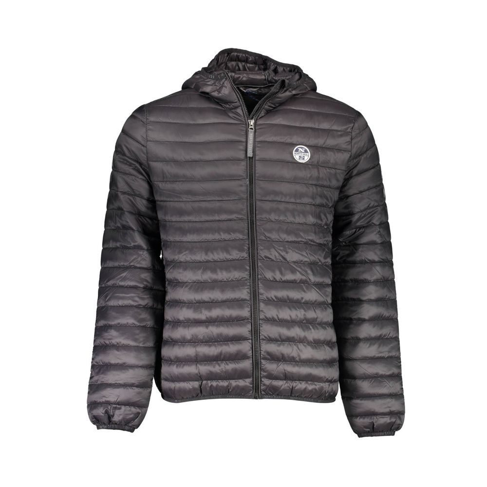 Black Polyamide Men's Jacket