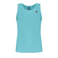 Blue Cotton Men's Tank Top