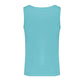 Blue Cotton Men's Tank Top
