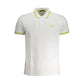 White Cotton Men Polo Shirt