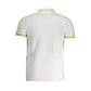 White Cotton Men Polo Shirt