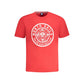 Red Cotton Men T-Shirt
