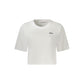 White Cotton Women T-Shirt