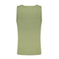 Green Cotton Men Shirt