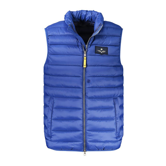 Blu Poliammide Men's Vest