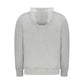 Gray Cotton Mens Sweater Hoodie
