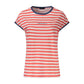 Red Cotton Women T-Shirt