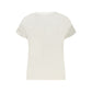 White Cotton Women T-Shirt