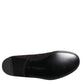 Red Black Jacquard Slip On Loafers Shoes