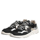 Multicolor Suede Low Top Men Sneaker Shoes