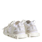 White Mesh Sorrento Trekking Sneakers Shoes