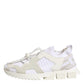 White Mesh Sorrento Trekking Sneakers Shoes