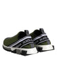 Green Black Slip On Sorrento Sneakers Shoes