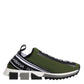 Green Black Slip On Sorrento Sneakers Shoes