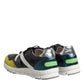 Multicolor Lace Up Low Top Men Sneakers Shoes