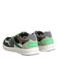 Multicolor Lace Up Low Top Sneakers Shoes