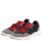 Multicolor Lace Up Low Top Men Sneakers Shoes