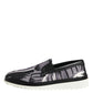 Black Tropical Slip On Men Sneakers Shoes