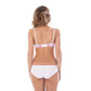 White Nylon Women Bra
