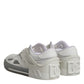 White Low Top DG Embossed Men Sneakers Shoes