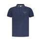 Navy Cotton Men Polo