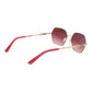 Rose Gold Metal Sunglasses