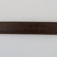 Blue Perforated Leather Gray Buckle Belt