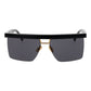 Black Stainless Steel Sunglasses