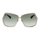 Bicolor Metal Sunglasses