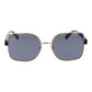 Rose Gold Metal Sunglasses