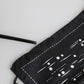 Black White Printed Square Men Foulard Scarf