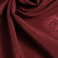 Maroon Silk Crown Square Men Foulard Scarf