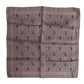 Brown Animal Print Square Foulard Scarf