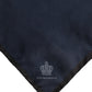 Blue DG Crown Silk Square Men Foulard Scarf