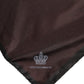 Brown DG Crown Silk Square Men Foulard Scarf