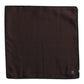 Brown DG Crown Silk Square Men Foulard Scarf