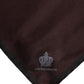 Brown DG Crown Silk Square Men Foulard Scarf