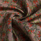 Brown Chilis Silk Square Men Foulard Scarf