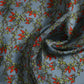 Gray Chilis Silk Square Men Foulard Scarf