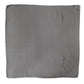 Gray Black Silk Square Women Foulard Scarf