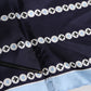 Blue Printed Silk Square Men Foulard Scarf