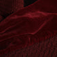 Maroon Black Neck Warmer Wrap Shawl Scarf