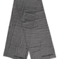 Gray Logo Print Neck Warmer Wrap Shawl Scarf