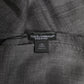 Gray Logo Print Neck Warmer Wrap Shawl Scarf