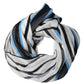 Multicolor Striped Neck Warmer Wrap Scarf